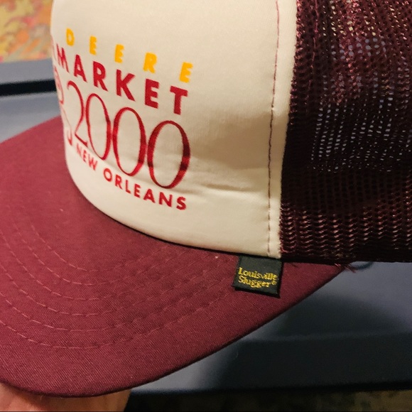 Vintage john deere 2000 trucker hat - Picture 2 of 4